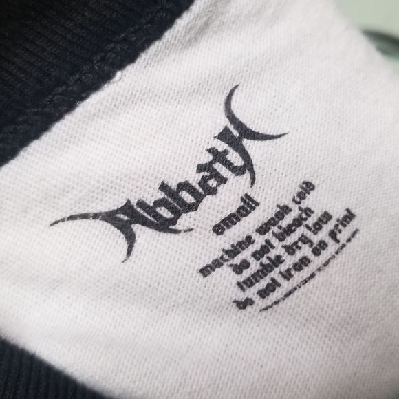 Abbath 2019 Tour T Shirt Mens Small - Picture 3 of 3